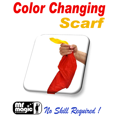 Color Changing Silk Scarf by Mr. Magic - Trick