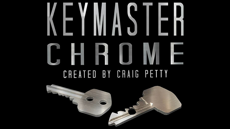 Keymaster Chrome (Gimmicks and Online Instructions) by Craig Petty