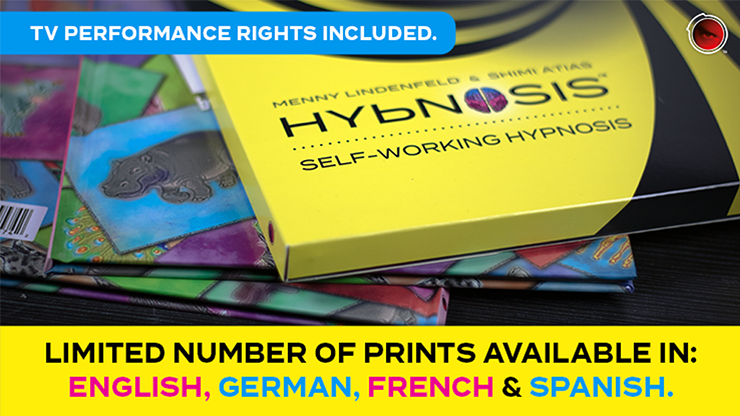HYbNOSIS - SPANISH BOOK SET LIMITED PRINT - HYPNOSIS WITHOUT HYPNOSIS (PRO SERIES) by Menny Lindenfeld & Shimi Atias - Trick