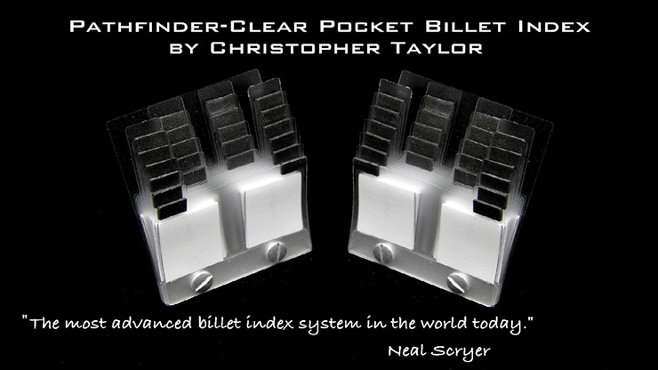 The Path-Finder Clear Pocket Index Pair (Gimmick and Online Instructions) by Christopher Taylor - Trick